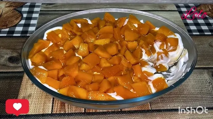 وصفة الكنافة بالمانجو اللذيذة